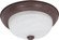 2 Light; 13 in.; Flush Mount; Alabaster Glass; Old Bronze Finish (81|60/206)