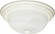 2 Light; 13 in.; Flush Mount; Alabaster Glass; Textured White Finish (81|60/222)