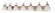 Ballerina; 7 Light; 48 in.; Vanity with Alabaster Glass Bell Shades; Brushed Nickel Finish (81|60/291)