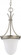 1 Light; 10 in.; Pendant with Frosted White Glass; Brushed Nickel Finish (81|60/3259)