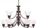 Empire - 9 Light 2 Tier Chandelier with Alabaster Glass - Old Bronze Finish (81|60/362)