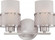 Fusion - 2 Light Vanity with Frosted Glass - Brushed Nickel Finish (81|60/4682)