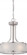 Fusion - 3 Light Pendant with Frosted Glass - Brushed Nickel Finish (81|60/4686)