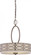 Harlow - 3 Light Pendant with Khaki Fabric Shades - Hazel Bronze Finish (81|60/4720)