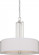 Gemini; 4 Light; Pendant with Slate Gray Fabric Shade; Brushed Nickel Finish (81|60/4756)
