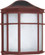 1 Light - 10'' Cage Lantern with Linen Acrylic Lens - Old Bronze Finish (81|60/538)