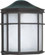 1 Light; 10 in.; Cage Lantern Wall Fixture; Die Cast; Linen Acrylic Lens; Textured Black Finish (81|60/539)