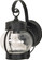 1 Light; 11 in.; Wall Lantern; Onion Lantern with Clear Seed Glass; Textured Black Finish (81|60/632)