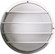 1 Light - 10'' Round Cage Polysynthetic Body and Lens - White Finish (81|SF77/861)