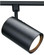 1 Light - R30 - Track Head - Straight Cylinder - Black Finish (81|TH203)
