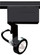 1 Light - MR16 - 12V Track Head - Gimbal Ring - Black Finish (81|TH239)