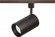 1 Light - R20 - Track Head - Straight Cylinder - Russet Bronze Finish (81|TH343)