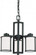 Odeon - 3 Light (convertible upwithdown) Chandelier with Satin White Glass - Aged Bronze Finish (81|60/2976)