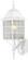 Adams; 1 Light; 18 in.; Outdoor Wall with Frosted Glass; White Finish (81|60/4901)