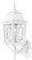 Banyan - 1 Light 17'' Wall Lantern with Clear Water Glass - White Finish (81|60/4924)