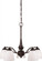 Patton; 5 Light; Chandelier (Arms Down) with Frosted Glass; Prairie Bronze Finish (81|60/5143)
