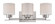 Parallel; 3 Light; Vanity Fixture with Etched Opal Glass; Polished Nickel Finish (81|60/5203)