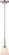 Mobili; 1 Light; Mini Pendant with Satin White Glass; Brushed Nickel Finish (81|60/5457)