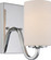 Willow; 1 Light; Vanity Fixture with White Glass; Polished Nickel Finish (81|60/5801)
