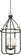 Sherwood - 4 Light Caged Pendant with Clear Glass -Iron Black Finish with Brushed Nickel Accents (81|60/6127)