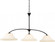 Fawn - 3 Light Island Pendant with Satin White Glass - Mahogany Bronze Finish (81|60/6308)