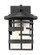 Lansing; 1 Light; 10 in.; Outdoor Wall Lantern with Etched Glass; Textured Black Finish (81|60/6401)