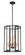 Payne; 4 Light; Foyer Pendant with Clear Beveled Glass; Midnight Bronze Finish (81|60/6415)