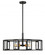 Payne; 5 Light; Pendant with Clear Beveled Glass; Midnight Bronze Finish (81|60/6416)