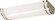 Glamour LED - 25'' - Linear Flush with White Acrylic Lens - Brushed Nickel Finish (81|62/1039)