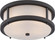 Willis; LED Outdoor Flush Fixture with Antique White Glass; Textured Black Finish (81|62/653)