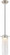 Pulse - LED Mini Pendant with Clear Crackle Glass - Brushed Nickel Finish (81|62/952)
