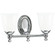 Victorian Collection Two-Light Polished Chrome White Opal Glass Farmhouse Bath Vanity Light (149|P3028-15)