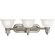 Madison Collection Three-Light Brushed Nickel Etched Glass Traditional Bath Vanity Light (149|P3163-09)