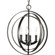 P3827-20 4-60W CAND SPHERE FOYER LANT (149|P3827-20)