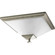 Clifton Heights Collection Brushed Nickel Two-Light 15'' Flush Mount (149|P3852-09)