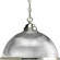 Prismatic Glass Collection One-Light Brushed Nickel Clear Prismatic Glass Traditional Pendant Light (149|P5103-09)