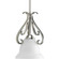 Torino Collection One-Light Brushed Nickel Etched Glass Transitional Mini-Pendant Light (149|P5153-09)