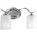 Inspire Collection Two-Light Polished Chrome Etched Glass Traditional Bath Vanity Light (149|P2019-15)