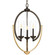 Evoke Collection Three-Light Antique Bronze Clear Glass Luxe Chandelier Light (149|P400024-020)