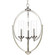 Evoke Collection Three-Light Polished Nickel Clear Glass Luxe Chandelier Light (149|P400024-104)