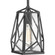 Marque Collection One-Light Graphite Clear Seeded Glass Global Pendant Light (149|P5073-143)