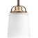 West Village Collection One-Light Antique Bronze Etched Double Prismatic Glass Farmhouse Pendant Lig (149|P500006-020)