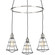 Gauge Collection Three-Light Chandelier (149|P400031-143)