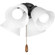 AirPro Collection Four-Light Ceiling Fan Light (149|P2610-143WB)