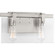 Glayse Collection Two-Light Brushed Nickel Clear Glass Luxe Bath Vanity Light (149|P300106-009)