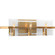 Cahill Collection Three-Light Brushed Bronze Clear Glass Luxe Bath Vanity Light (149|P300110-109)