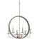 Fontayne Collection Six-Light Brushed Nickel Farmhouse Chandelier Light (149|P400081-009)