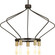 Hangar Collection Five-Light Antique Bronze Farmhouse Chandelier Light (149|P400105-020)