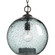 Malbec Collection One-Light Antique Bronze Recycled Blue Textured Glass Global Pendant Light (149|P500063-020)