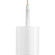 Palacio Collection One-Light Vintage Gold White Silk Shade Luxe Pendant Light (149|P500107-078)
